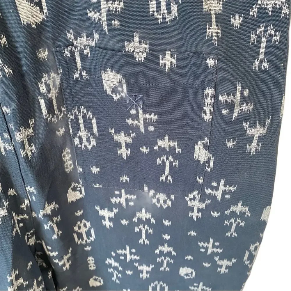 Roark Open Roads Open Mind Teal Dark Blue Jumpsuit size large